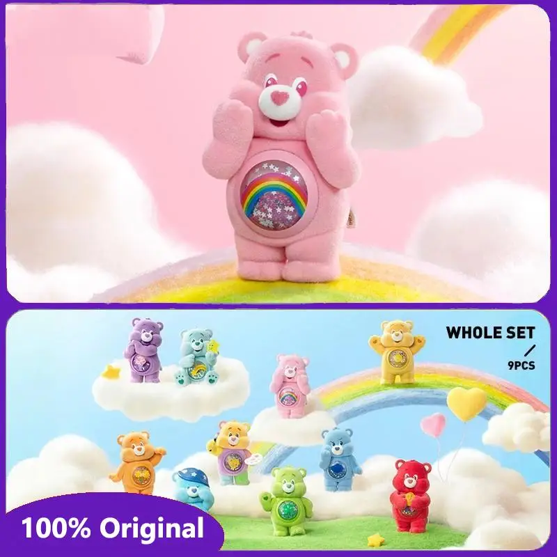 

100% Original Care Bears Colorful Hugs Series Blind Box Toys Guess Bag Mystery Box Mistery Caixa Action Figure Surpresa Model
