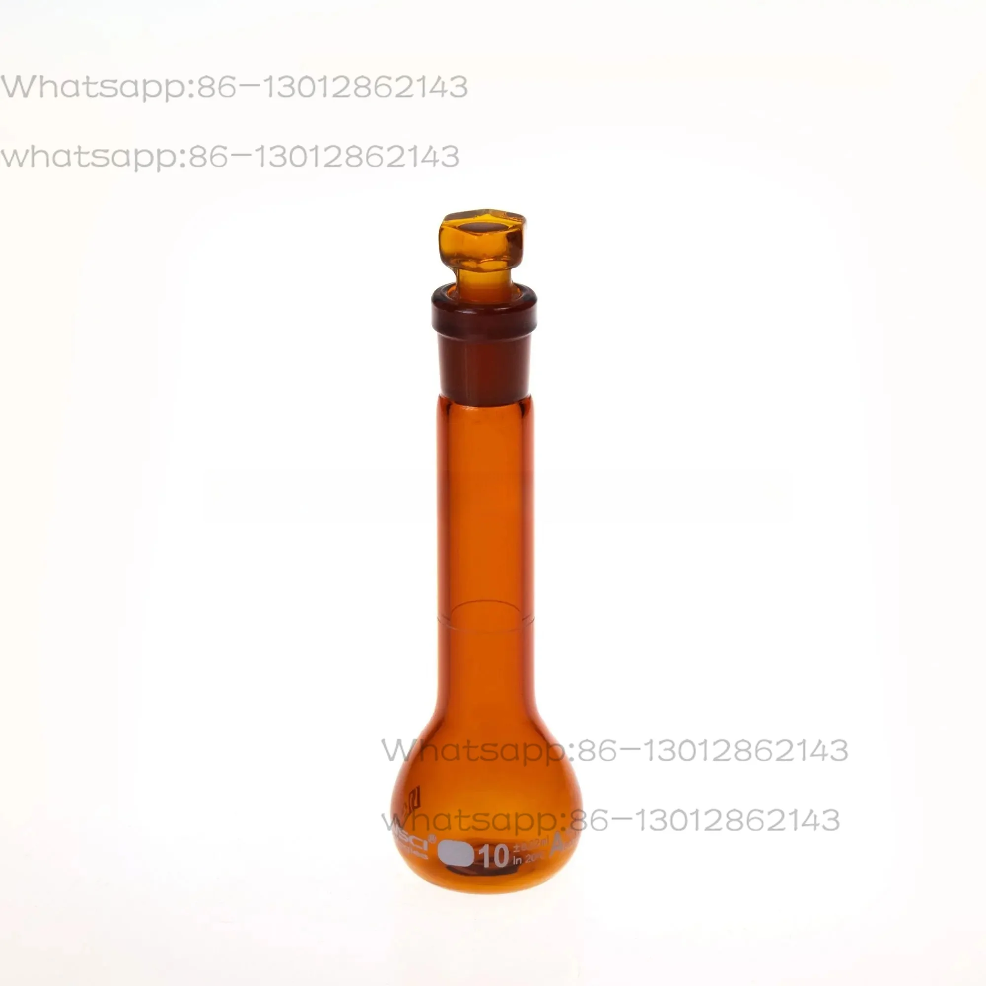 Flacon volumétrique en verre ambré 10/03, 10mL, livraison rapide, classe Afactory outlet