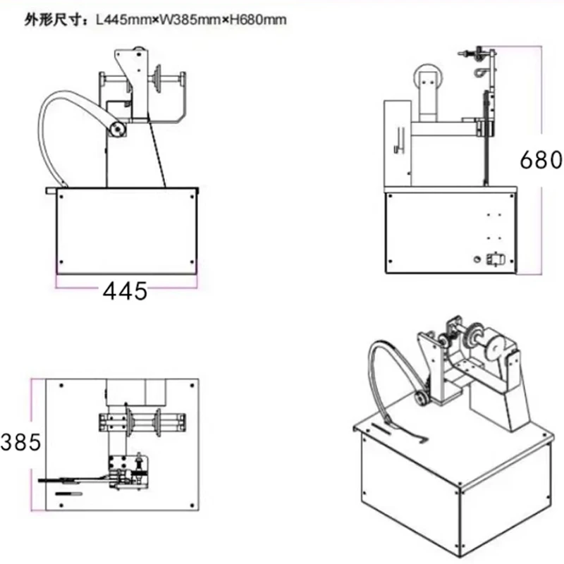 آلة ربط الكابلات الأوتوماتيكية بالكامل آلة تجميع الحبل المرن آلة تغليف الخضروات آلة تجليد الأسلاك الأجهزة
