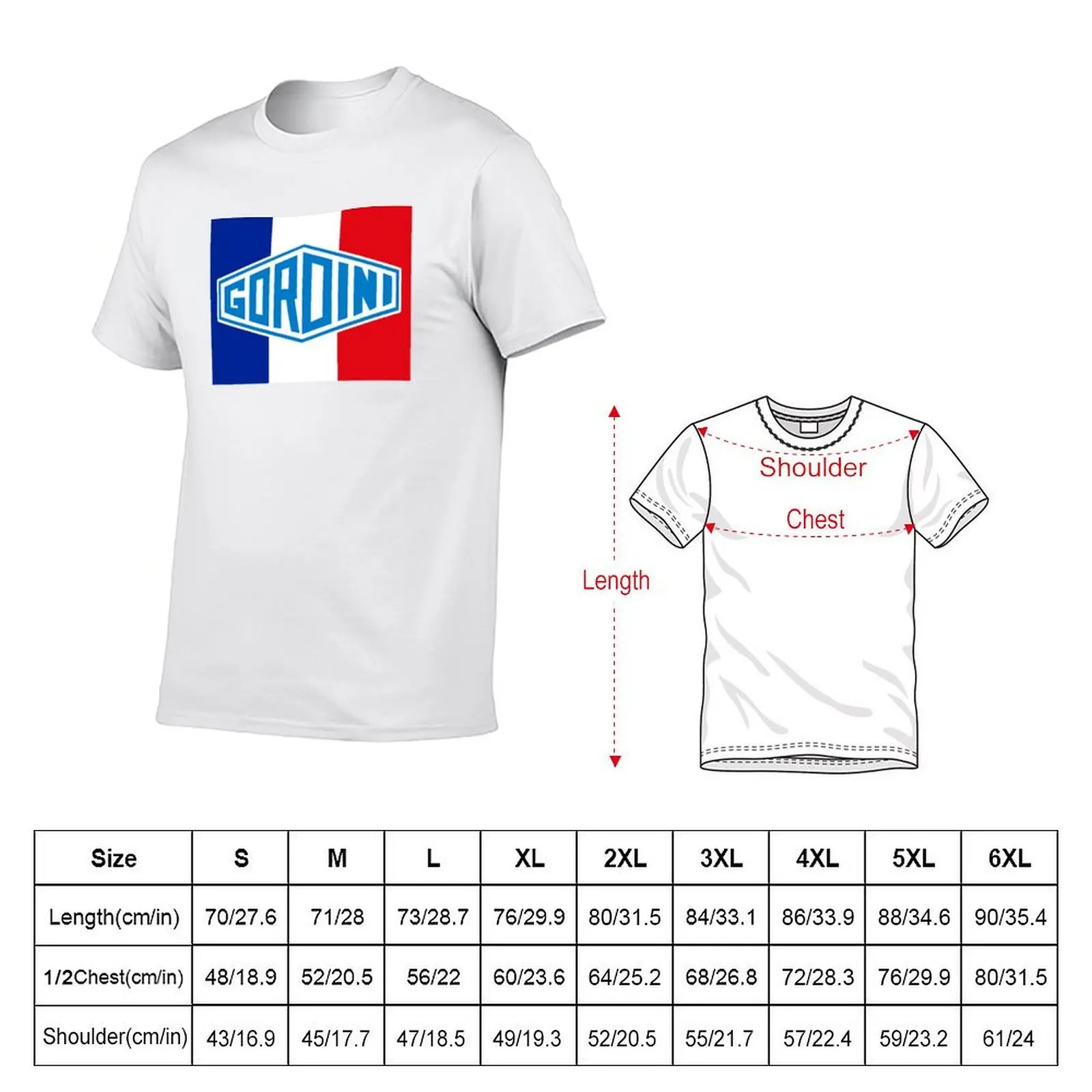 FRANCE GORDINI T-shirt shirts graphic tees summer top t shirt men