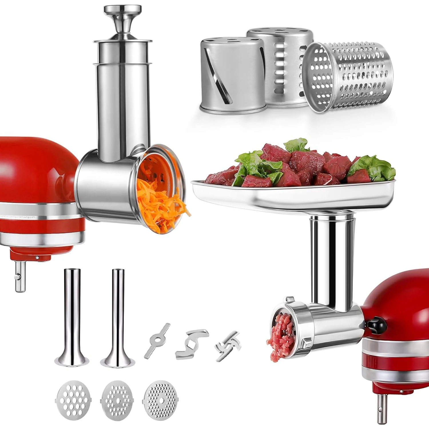 Commercial Kitchen Aid Mixer - Насадка для миксера KitchenAid: измельчитель мяса,