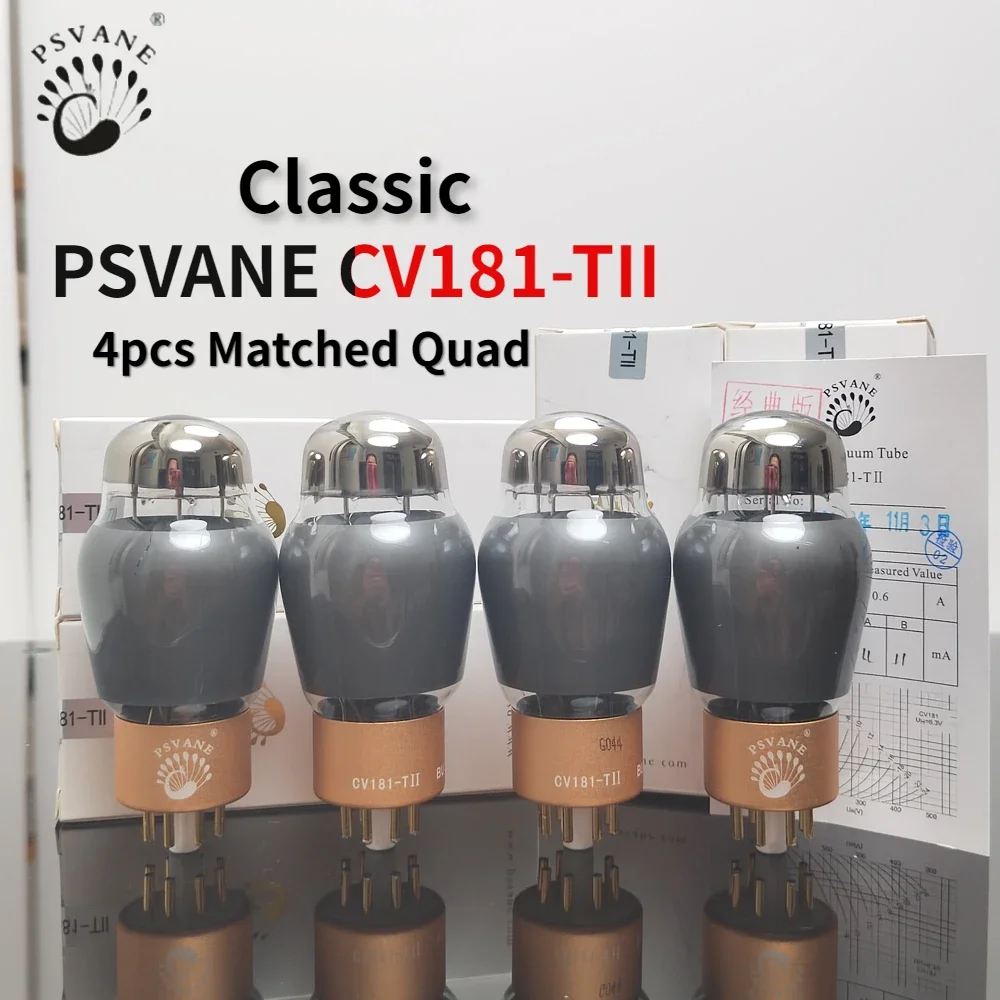 PSVANE MARKII CV181-TII Classic Vacuum Tube Upgrade CV181 6SN7 6N8P 6H8C HIFI Audio Valve Electronic Tube Amplifier