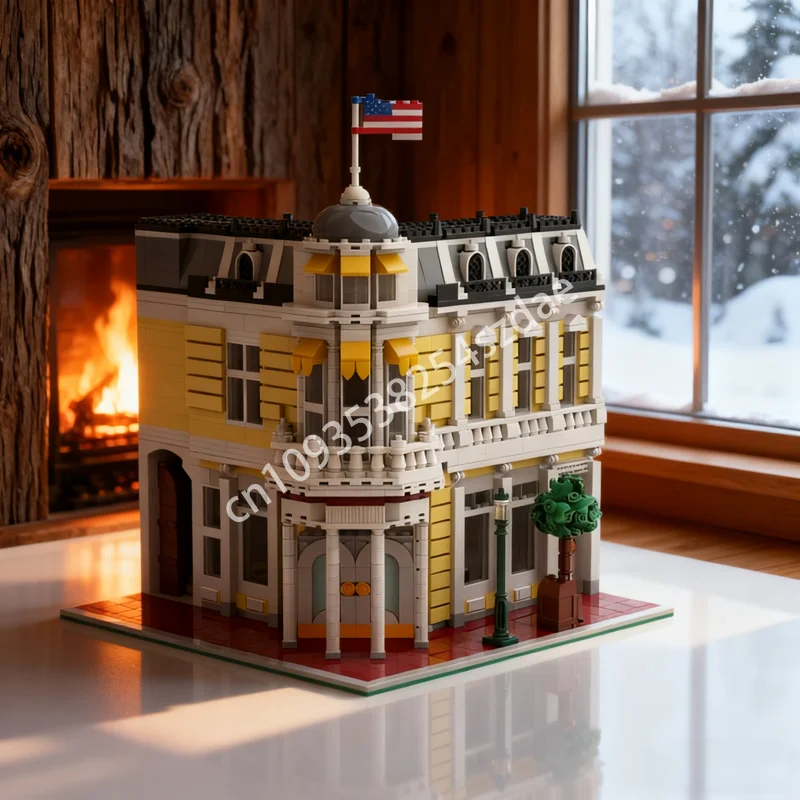 

1989 шт. MOC одежда Deluxe основная улица США модель строительные блоки строительство DIY игрушка образование дети Рождественский подарок на день рождения