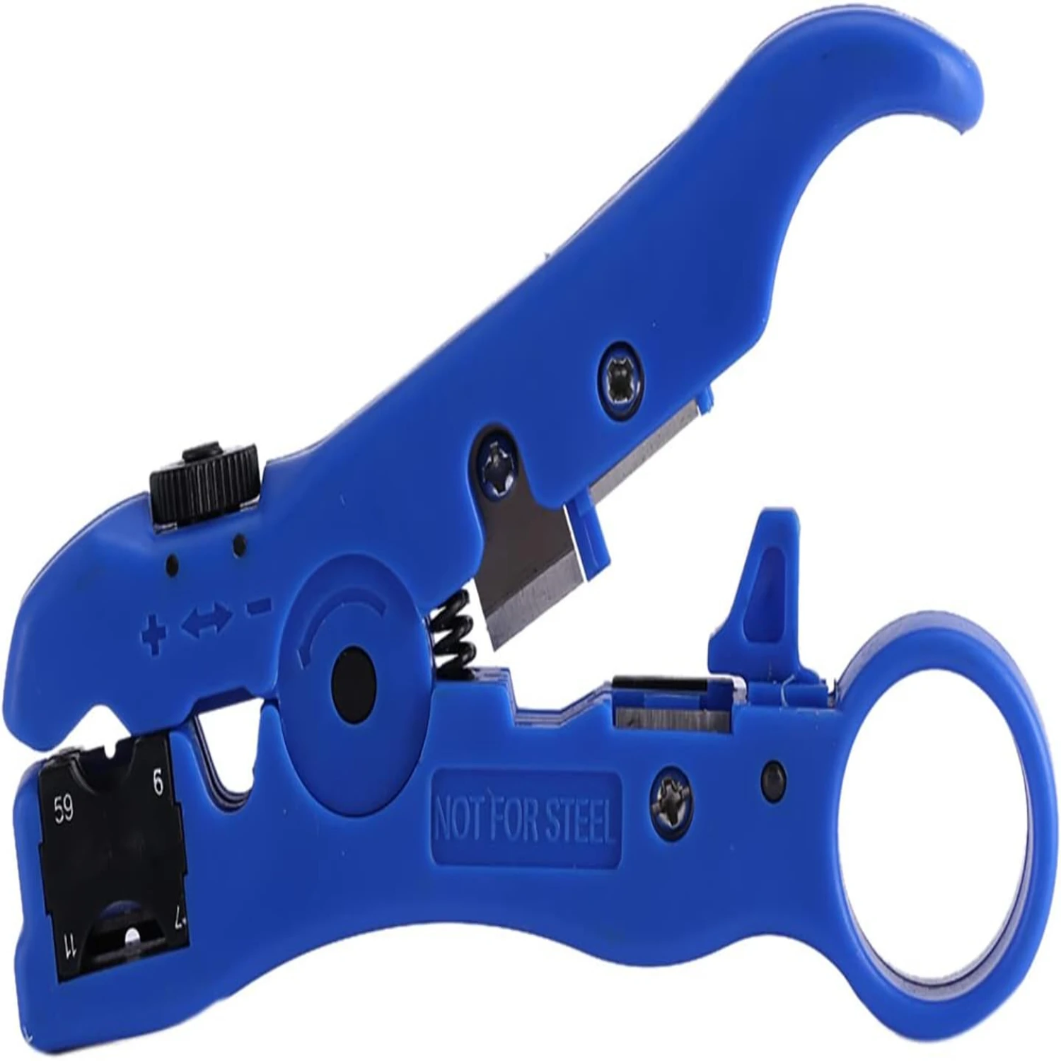 

Heavy Duty Cable Cutters Coaxial Cutter Stripper Tool for RG59 RG6 RG7 RG11 Wire - Efficient Stripping.