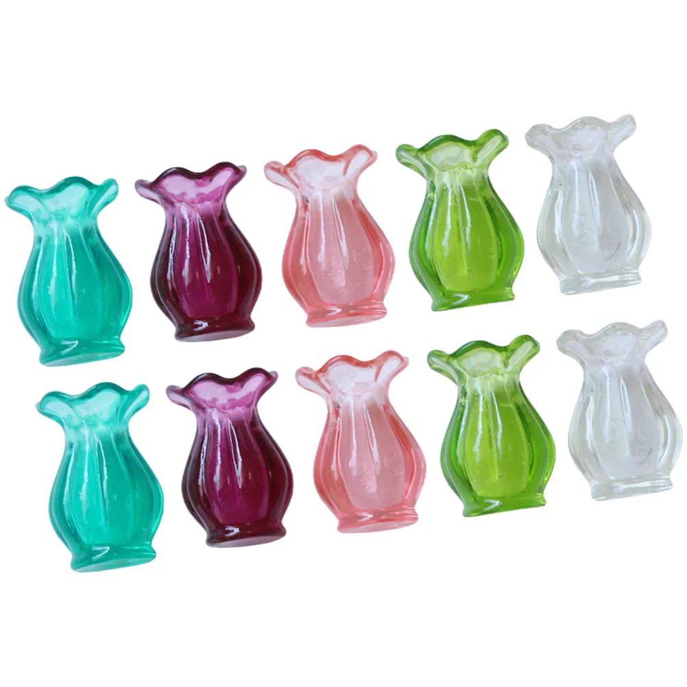 10pcs Mini Set for Flowers Home Decor Accessories Miniature Bottle Mini House Accessories Planter House Decorations