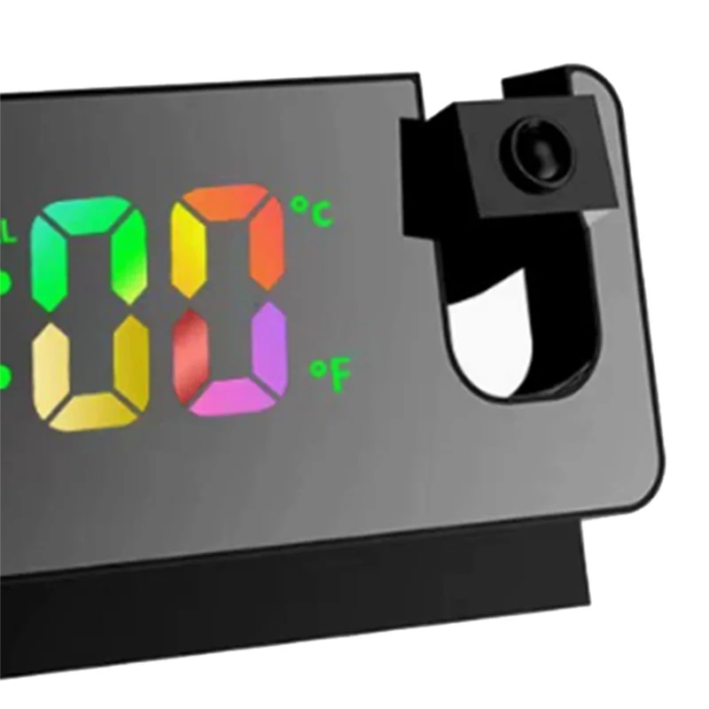 

M13kluminous зеркальные проекционные часы электронный проекционный будильник светодиодный большой экран цифровые проекционные часы