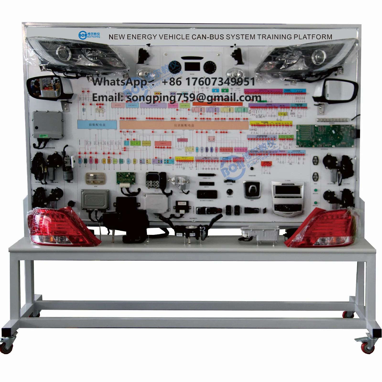 New Energy Car Intelligent Integrated Teaching Equipment Electric Vehicle CAN-BUS System Training Platform for Vocational School