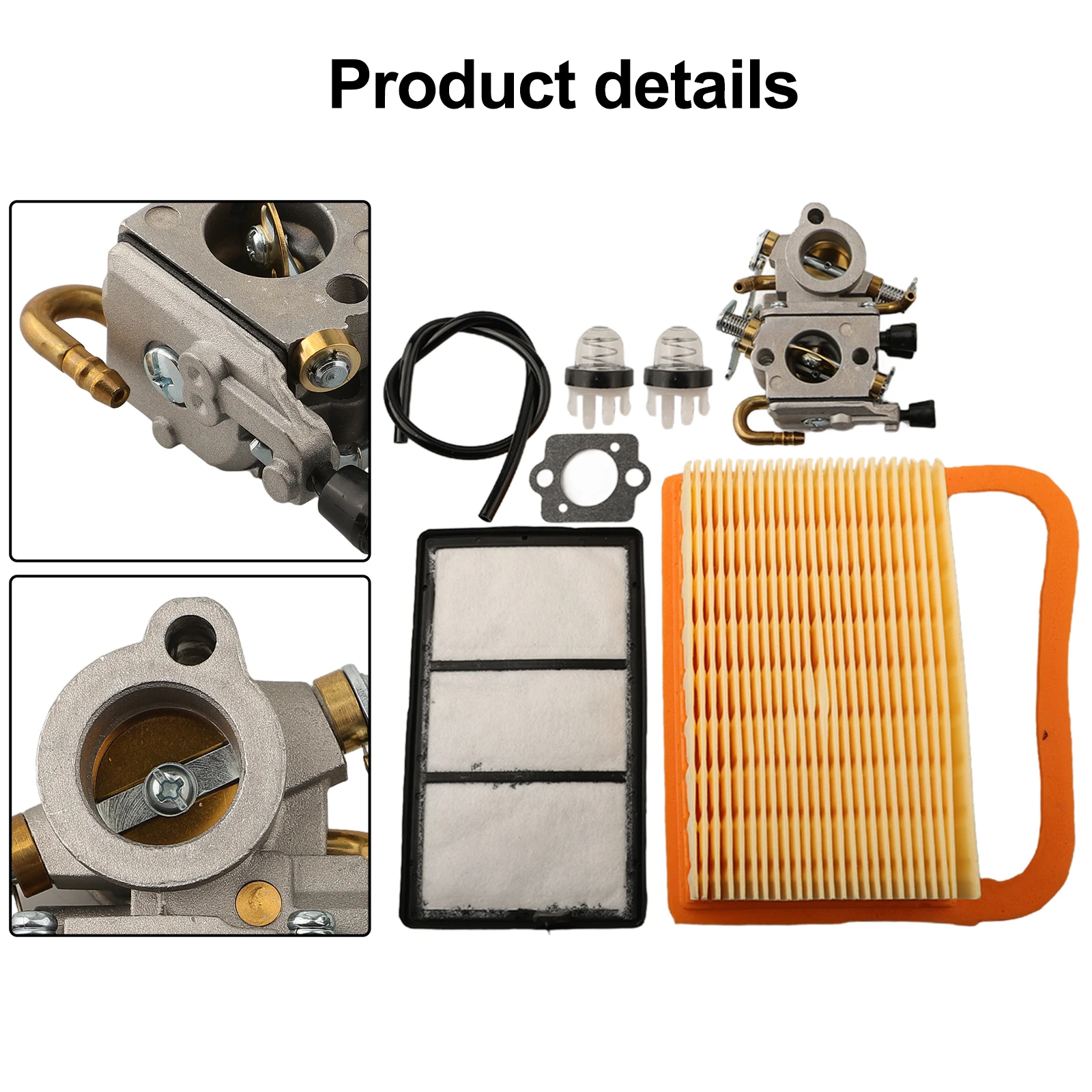 Carburetor Kit Concrete Cut-Off Saw Optimal Engine Performance Compatible With TS410 Carburetor For Concrete Cutting As Shown