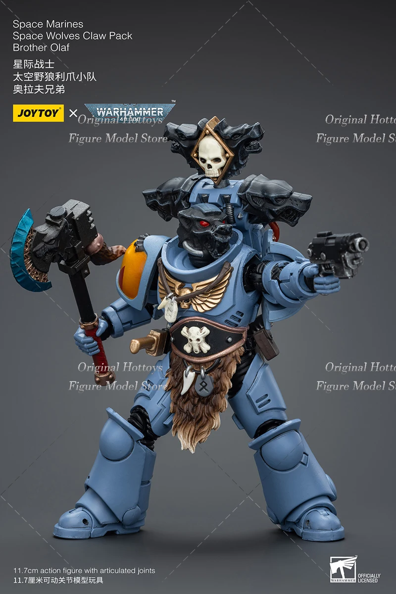 JOYTOY 1/18 Scale Men Soldier Space Marines Wolves Claw Pack Four Person Full Set 3.75-inches Action Figure Toys Collection