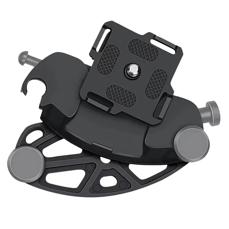 SQPP-Waist Belt Clip Mounting Camera Accessories For Dslr Camera Shoulder Strap Clamp Black+Sliver