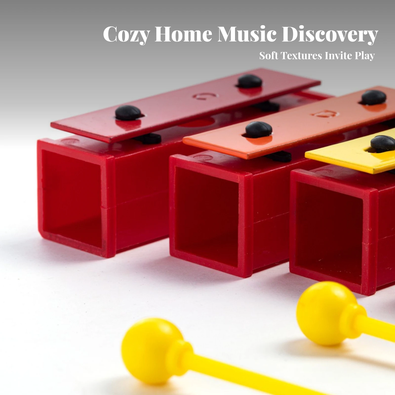 Xylophone with Carry Case Color-Coded Xylophone with Mallets Glockenspiel Colorful Percussion Instrument with Carry Case Tuned