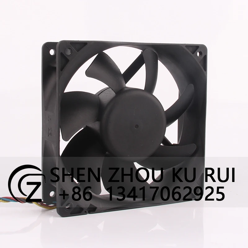 Original KDE1212PMV1 DC12V 8.4W 12038 12cm maglev 4-wire PWM quiet cooling fan