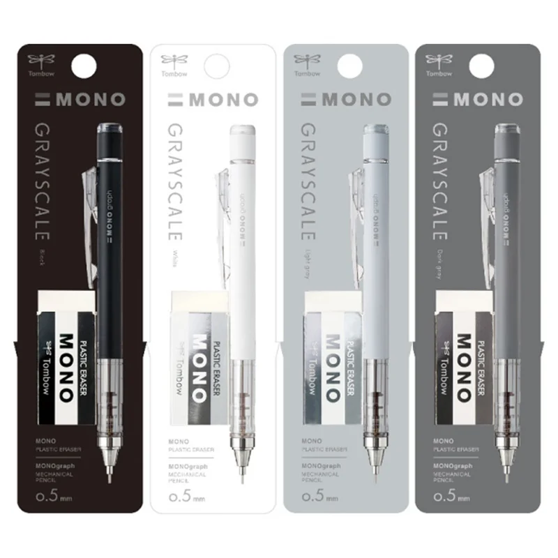 Imagem -04 - Tombow Mono Graph Lápis Mecânico Terno de Papelaria Tom Legal Limitado Baixo Centro de Gravidade Chumbo Sacudir Chumbo 1pc