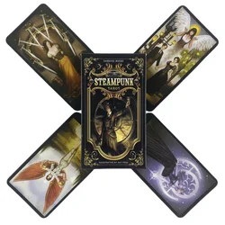 The Steampunk Tarot Cards A 78 Deck Oracle English Visions Divination Edition Borad Playing Games