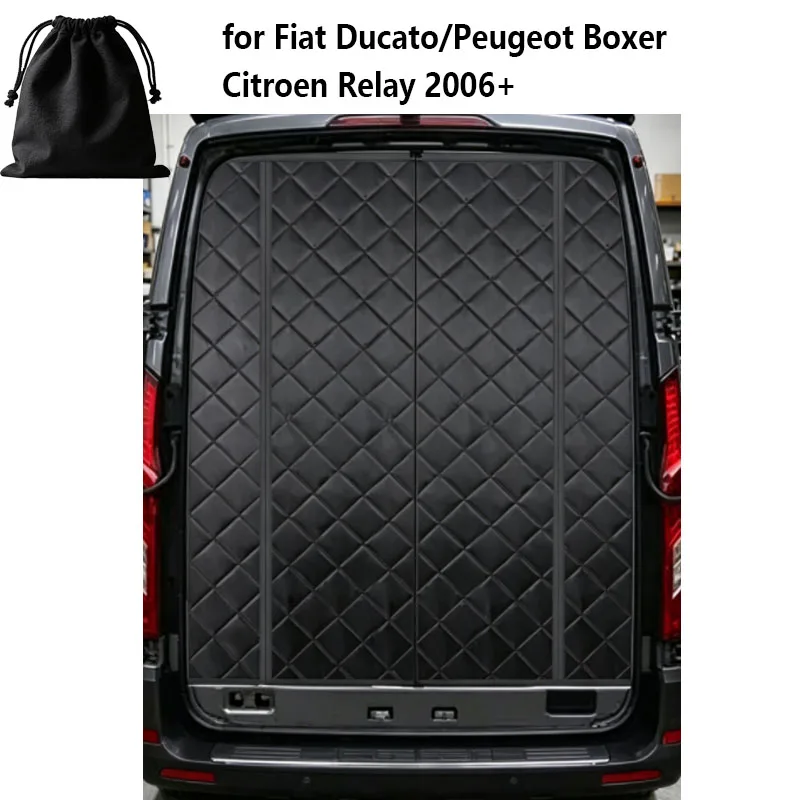 

RV Insulated Thermal Screen Cover For Rear Barn Door Or Tailgate For Fiat Ducato/Peugeot Boxer/Citroen Relay 2006+ Ram Promaster