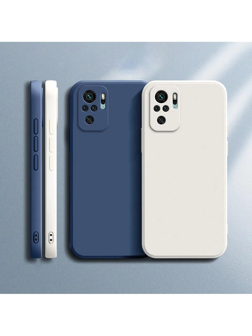 Coque de téléphone carrée Fundas Coque pour Xiaomi Redmi Note 10 Pro Max 10S Original Funda Note10 S 10T 5G housse en Silicone liquide Fundas