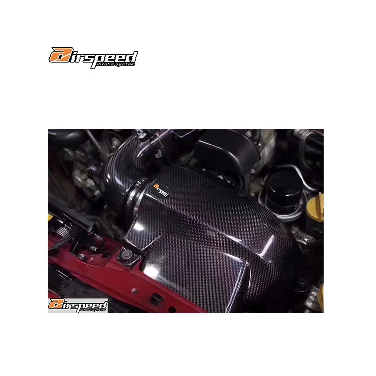 Airspeed Brand Real Car Data Development 100% Dry Carbon Fiber Cold Air Intake System For Toyota GT86