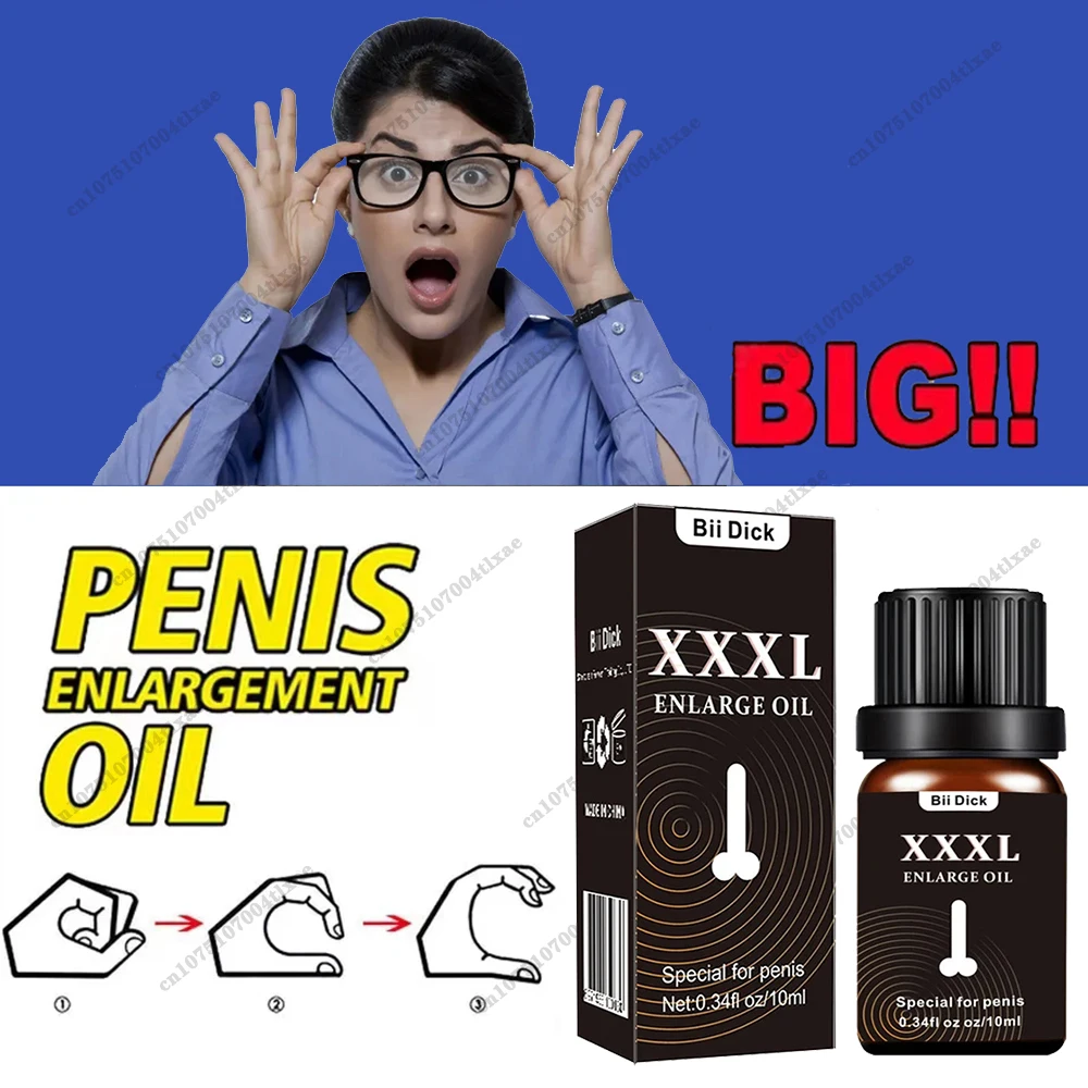 XXXL Penis Permanent Thickening Growth Man Massage Enlargement Oils Cock Erection Enhance Big Dick Enlarge Liquid Men  Enlargeme