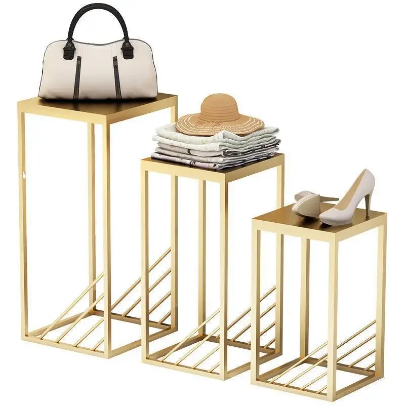 luxury window decoration shoes Clothing store floor-to-floor display stand light