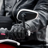 New Motorcycle Handlebar Rearview Side Mirrors Bar End Mirror Kit For Street Triple S 765 765RS 765R Bobber T120 Daytona 660 675 4