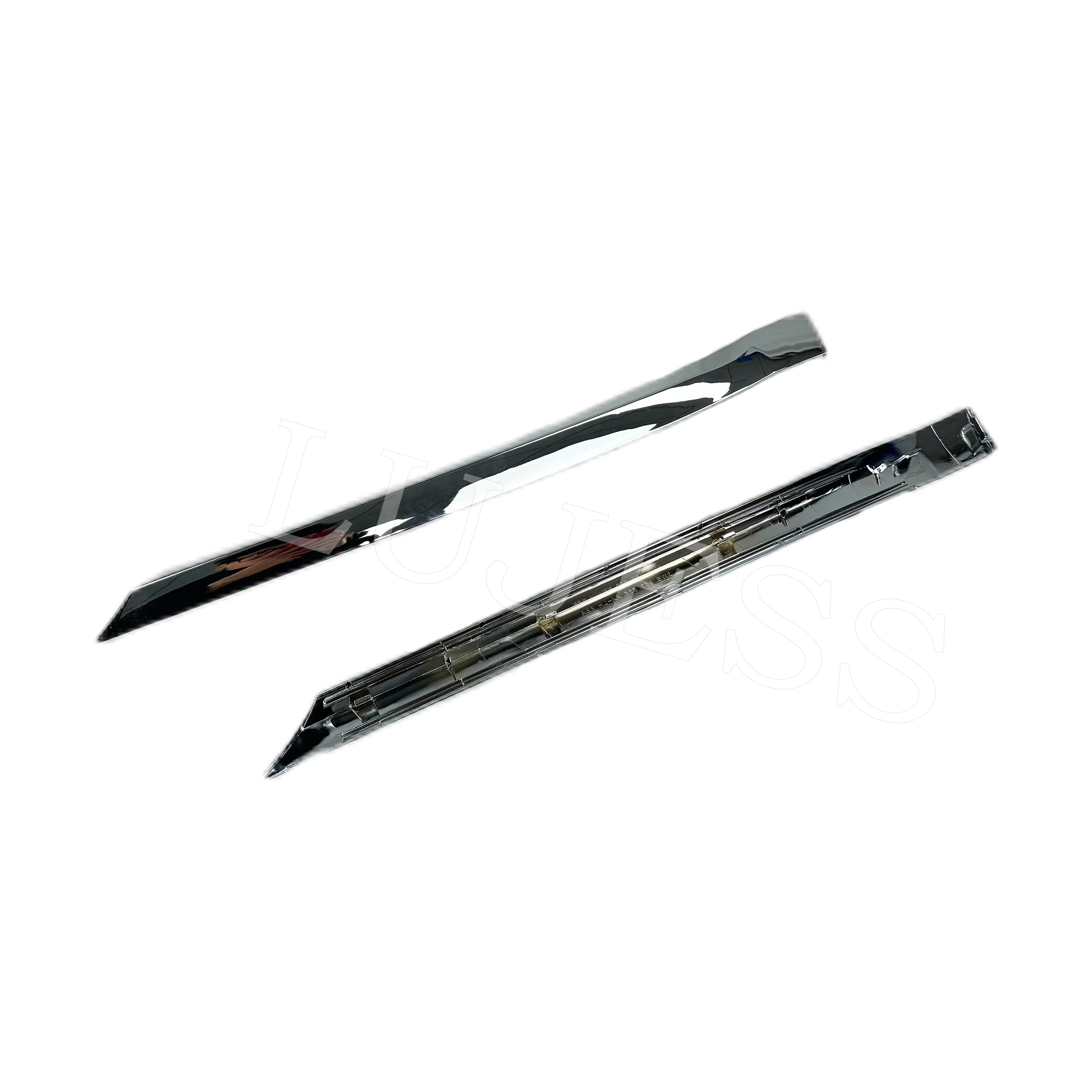 Car Skirt Cover Rear Fender Strip Chrome Molding for 2013-2017 for Bentley Continental GT Fender Trim OEM 3W8853535T 3W8853536T