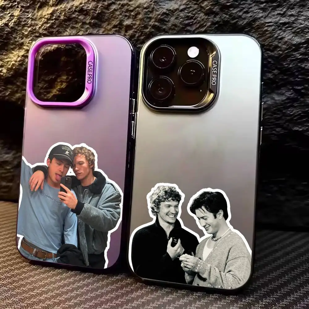 

H-Heated R-Rivalry Phone Case For iPhone17,16,15,14,13,12,11 Plus,Pro Max Colored Silver Plated Inside Cover