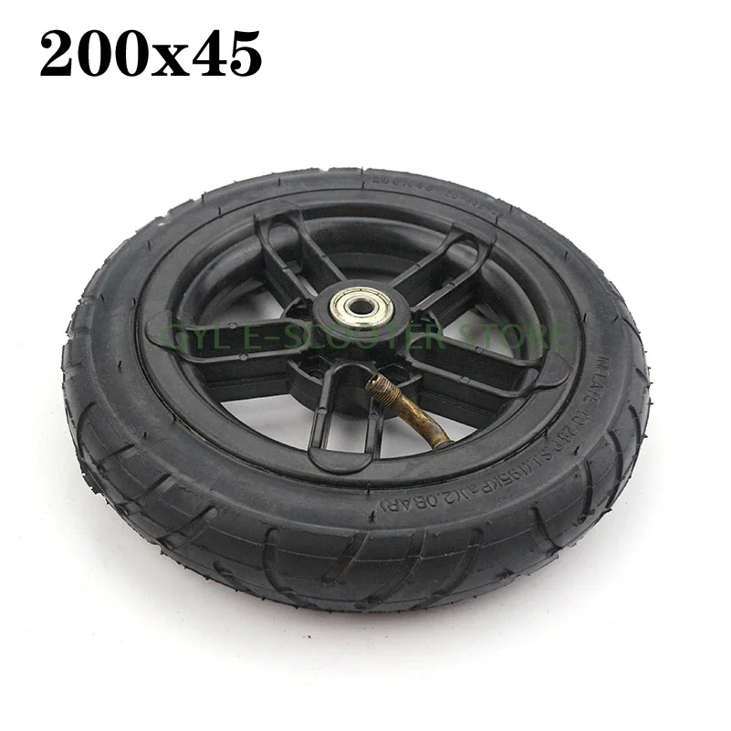 8 Inch Wheels 200x45 pneumatic tire for baby stroller  wheel medical  balance bike skateboard