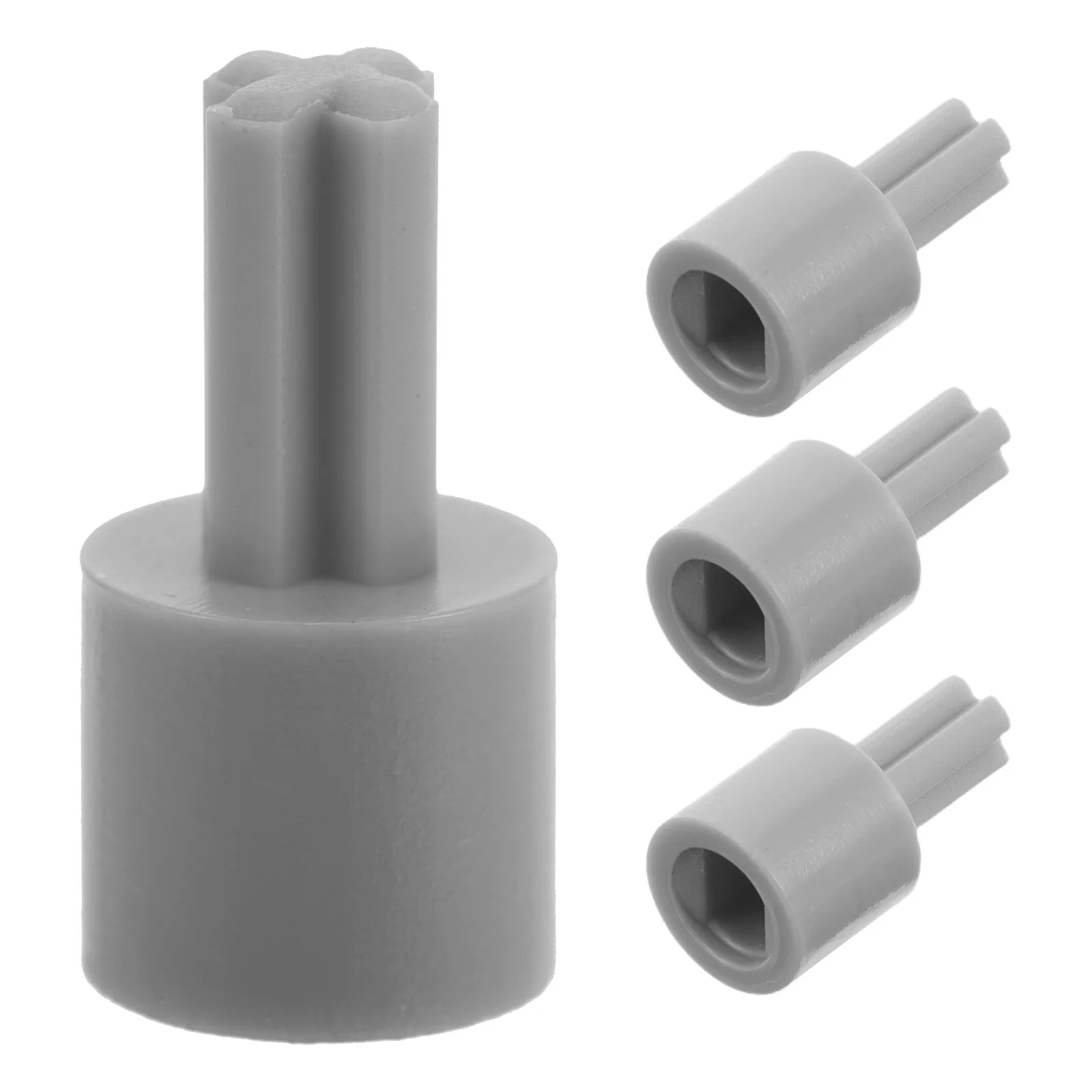 4Pcs Smooth Easy Clean Wheel Connectors Compatible with Tt Motors Cross Shafts DIY Robotics Smart Car Building Motorized Wheel