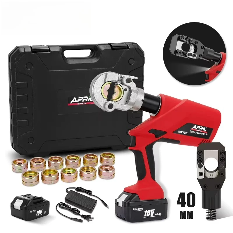 Two-in-one Battery Electric Power Cable Crimping Tool 16-300mm2 Cutting Tool Dia 40mm