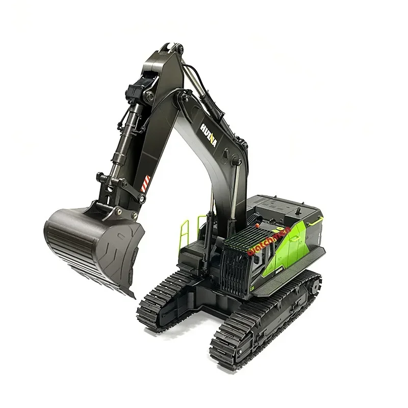 Huina 593 Screw Drive Infinite Rotation Super Large Full Proportion Alloy Remote Control Engineering Vehicle Large Excavator