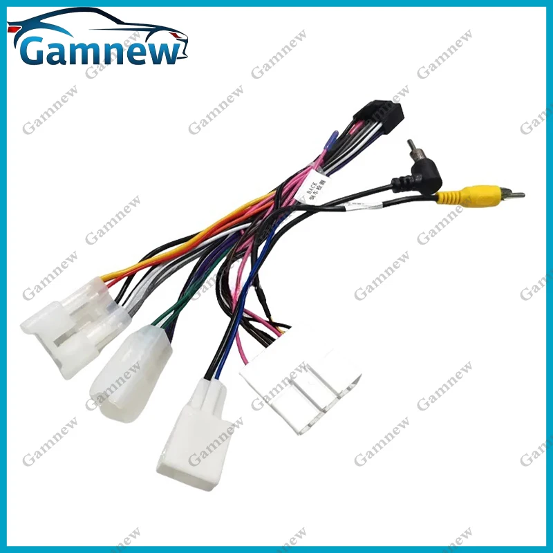 Car Stereo Audio 16PIN Android MP5 Power Core Cable Adapter for SUBARU LEGACY OUTBACK 2008-2013 Wiring Harness