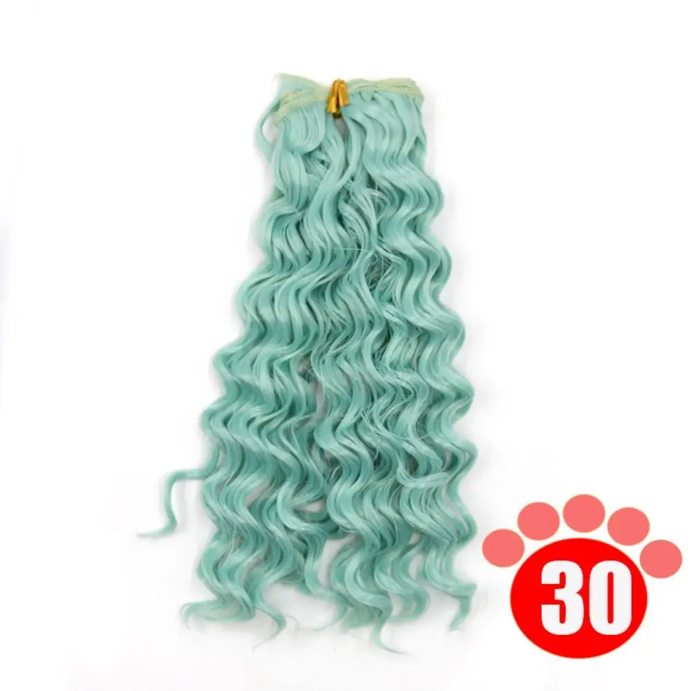 

Natural Gradient Color Msiredoll Wig Natural Color Curly Hair SD Hair 1 Piece 20*100CM Blyth Wigs Accessories Accessories