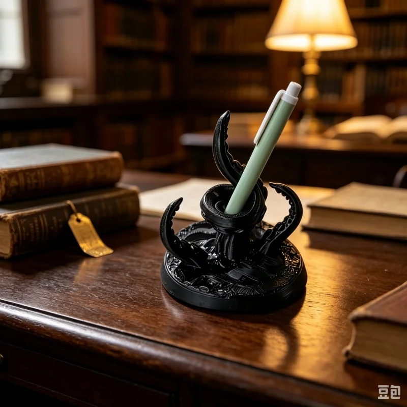 Creative Tentacle‑Shaped Pencil Cup 3D Printed Plastic Cthulhu‑Style Desk Organizer Weird Home Office Tabletop Decoration
