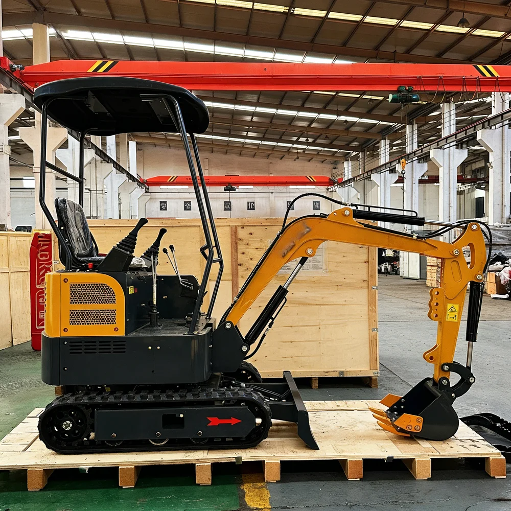 Customized All-in-One Mini Excavator Small Hydraulic Crawler Digger Bagger Machine with Augers and Thumb Clip Buckets