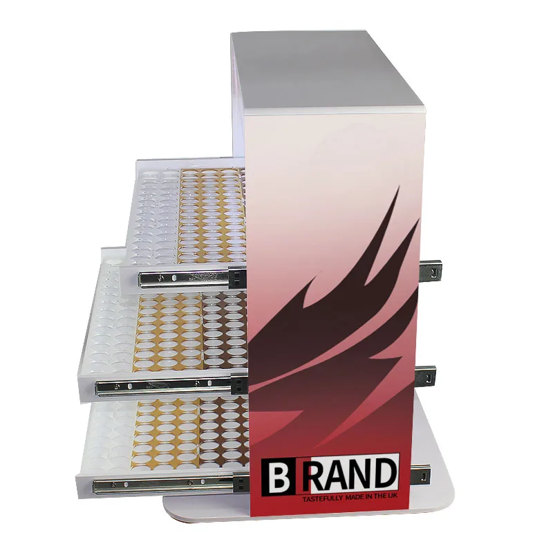 Custom.Counter أعلى درج نوع رف عرض خزانة متجر الدخان #4