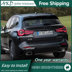 Car For BMW X3 2018-2022 G08 Tail Lamp 12V LED Fog Light DRL Tuning Tools Novelty Car Accessories xDrive30d M40i G01 Tail Lights