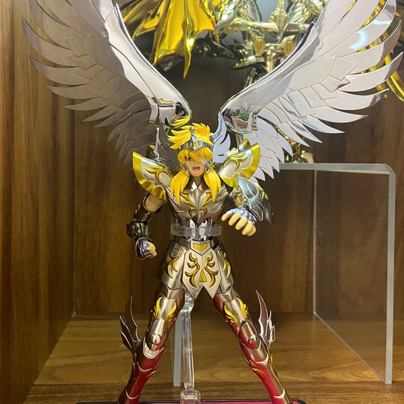 

Original St Saint Seiya Action Figure Myth Cloth Ex Sog God Hyoga Cygnus Metal Armor Zodiac Knight Model Figurines Doll Toys