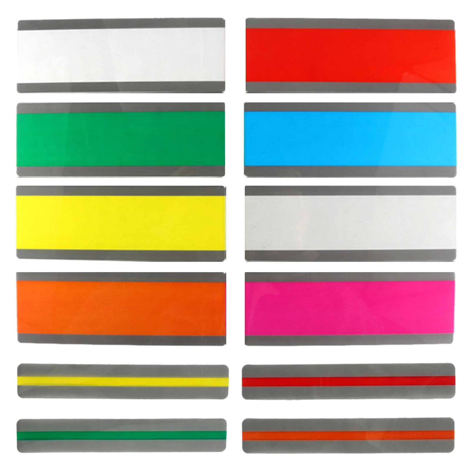 Visual Aid Destaque Faixa para Iniciantes, Leitura Mais Rápida Flexível, Acompanhamento Régua, Medida Régua para Adultos, Direcional e Prático, 12PCs