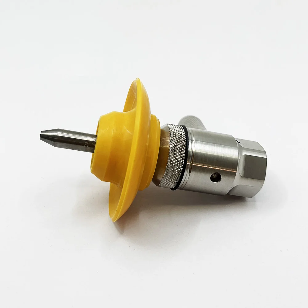 Free Spray Shield Waterjet Spare Part IDE Cutting Heads Single Port LH Abrasive Nozzle Assembly Head Diamond Orifice 20477959008