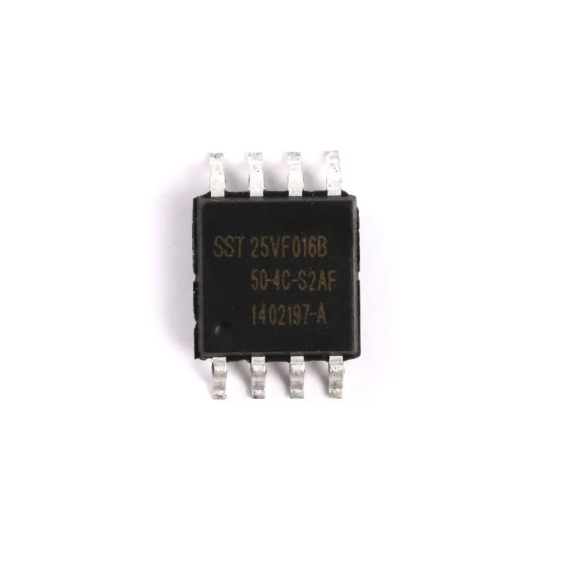 10pcs/Lot SST25VF016B-50-4C-S2AF-T SOP-8 NOR Flash 16M (2Mx8) 50MHz 2.7-3.6V Commercial Operating Temperature:0 C-+ 70 C