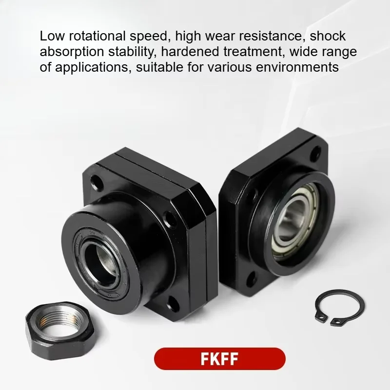 Ball Screw Support Unit FK12 FF12 FF20 FF30 FK20 FK30 Lead Screw End Support Bearing Housing for CNC Parts