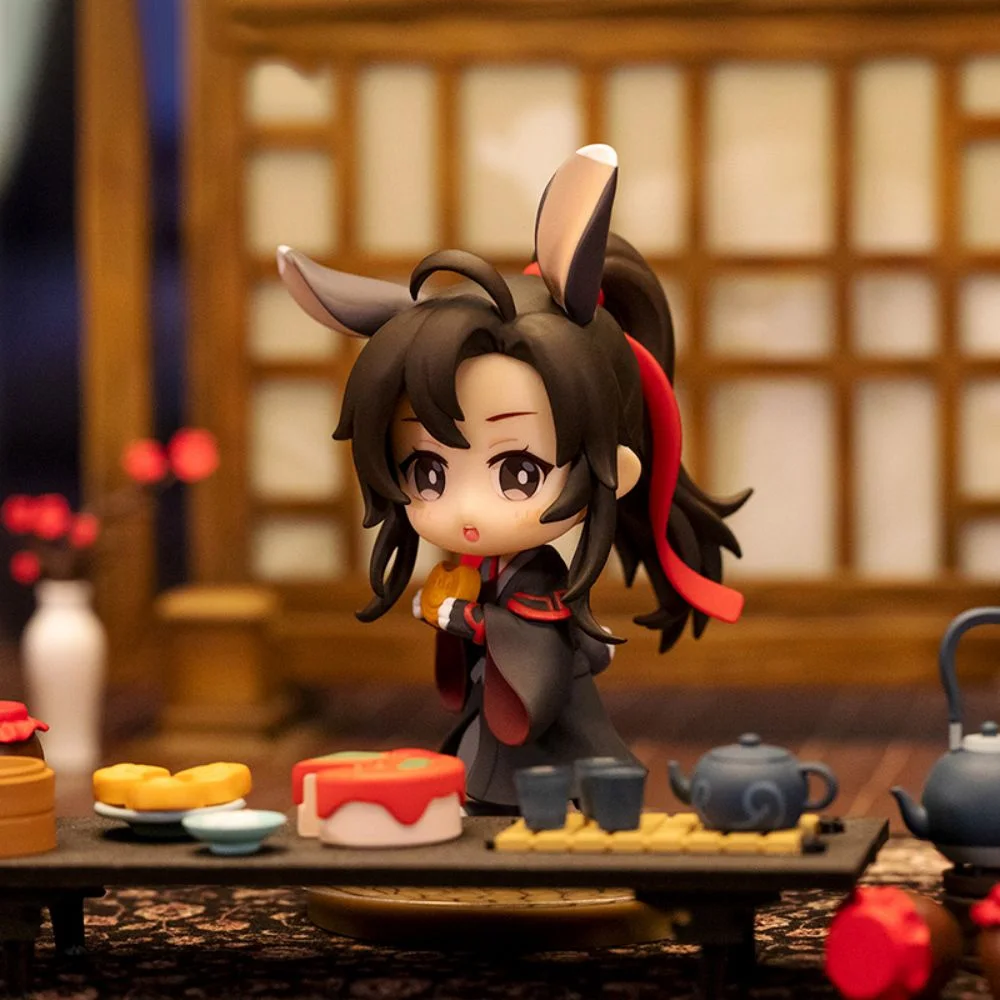 Grandmaster of Demonic Cultivation Anime Figture Lovely Character Mini Sculpture Model Novel Action Model Collection Cute Toys