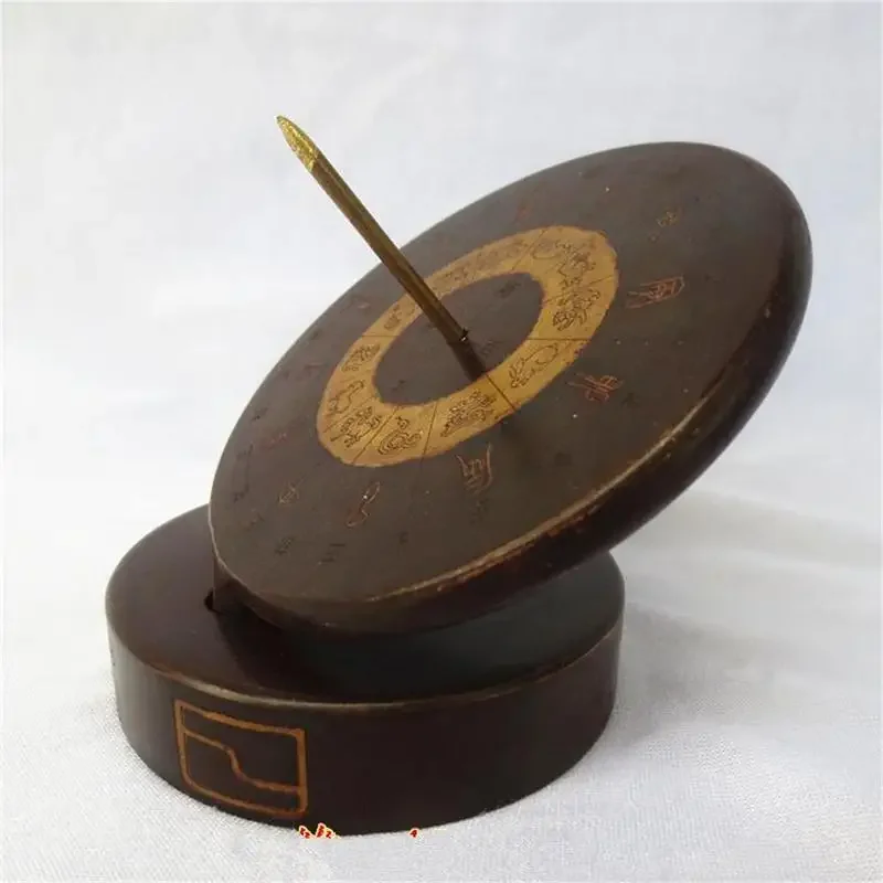 Pure copper light sundial Timer compass measuring height of the sun guide to ancient chronometer home fengshui ornaments