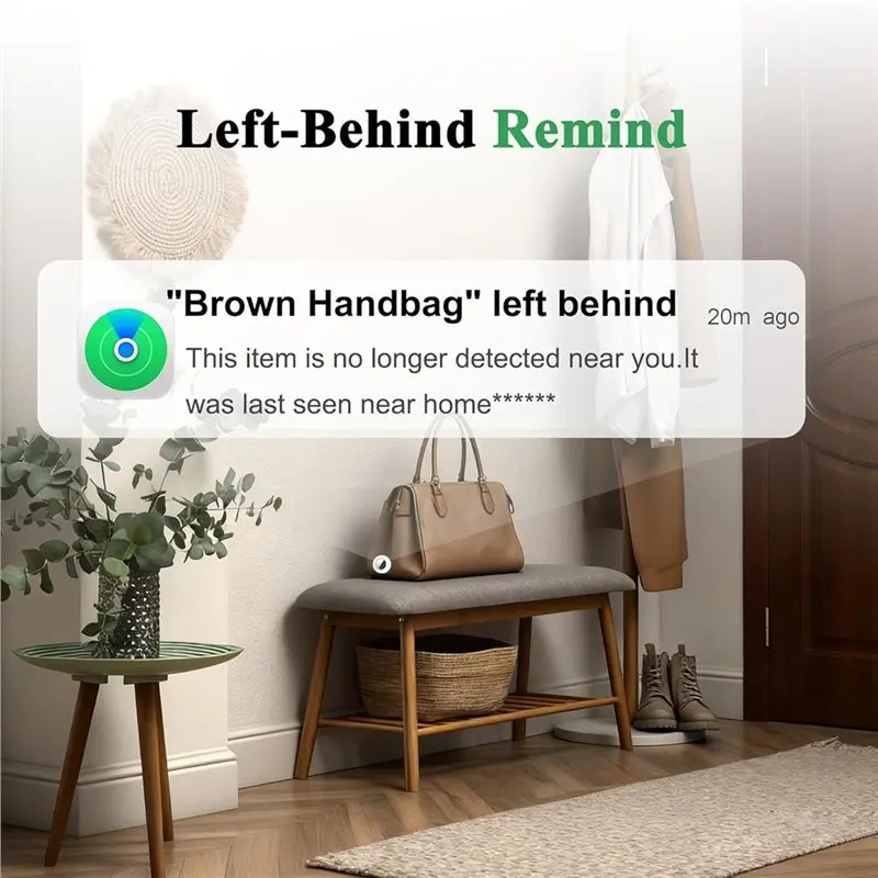 【ترويج】علامات تعقب الهواء - قطعتان، جهاز تعقب بلوتوث لجهاز Ipad Find My، جهاز تحديد موقع العناصر الرئيسية مع الصوت، الأمتعة الذكية T #3