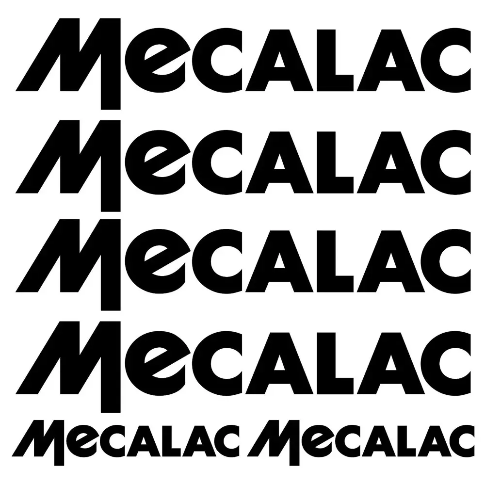 for MECALAC 6-Piece  Sticker