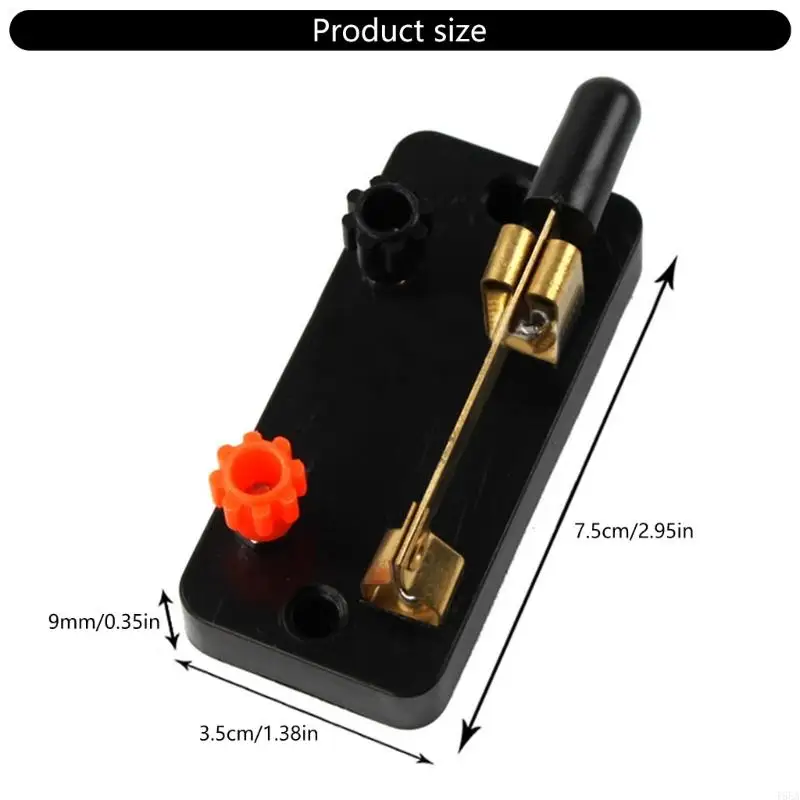 T5EA 10pcs مفاتيح رمي واحد مفاتيح التجريب الإلكترونية للتدريس الفصول الدراسية فيزياء