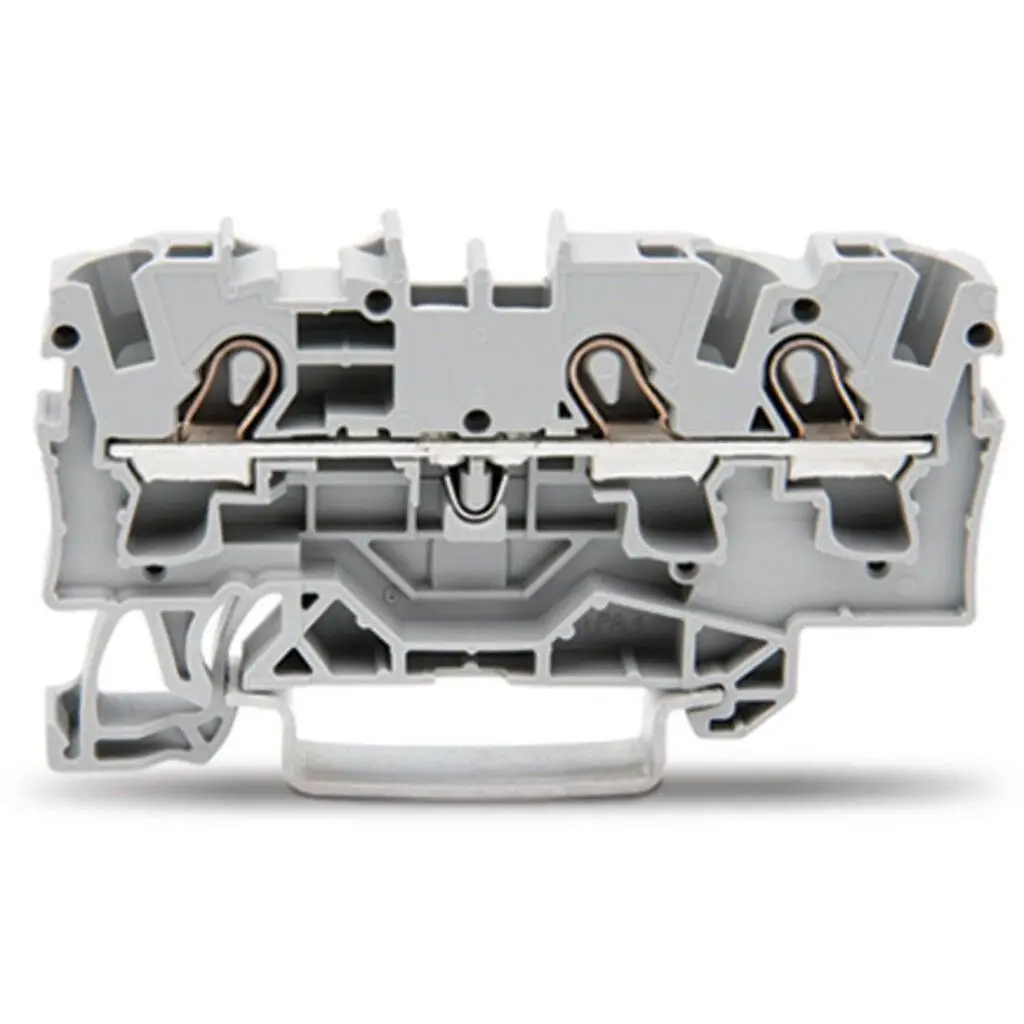 WAGO 2004‑1301 1302 1303 DIN Rail Terminal Block 3‑Conductor Cage‑Clamp 0.5‑4mm² 32A 800V Spring Connection Connector