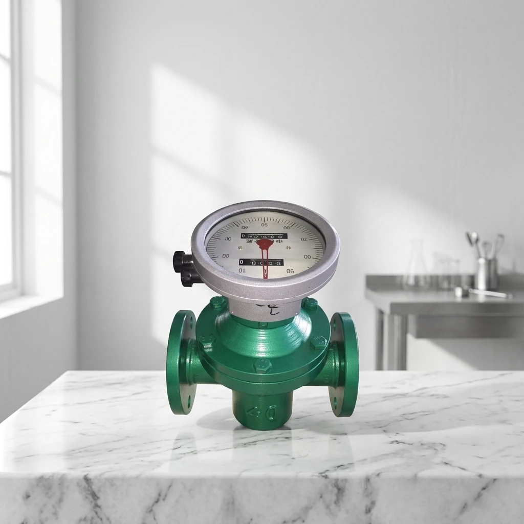 Metal Elliptical Gear Flowmeter Digital Mechanical Cumulative Counter Reset Type OEM High Accuracy Liquid Asphalt Heavy Fuel Oil