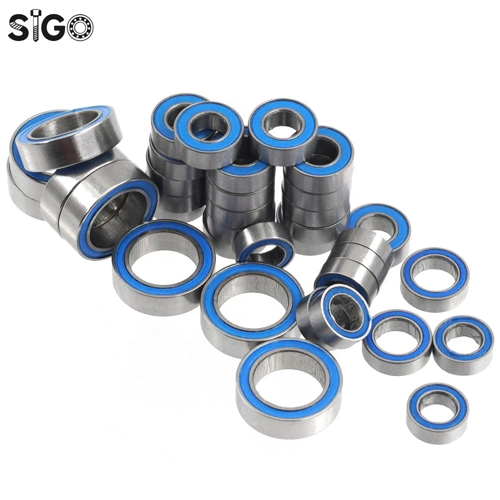 TRX Slash 1/16 RC Car Parts 36PCS Blue Ball Bearing Set