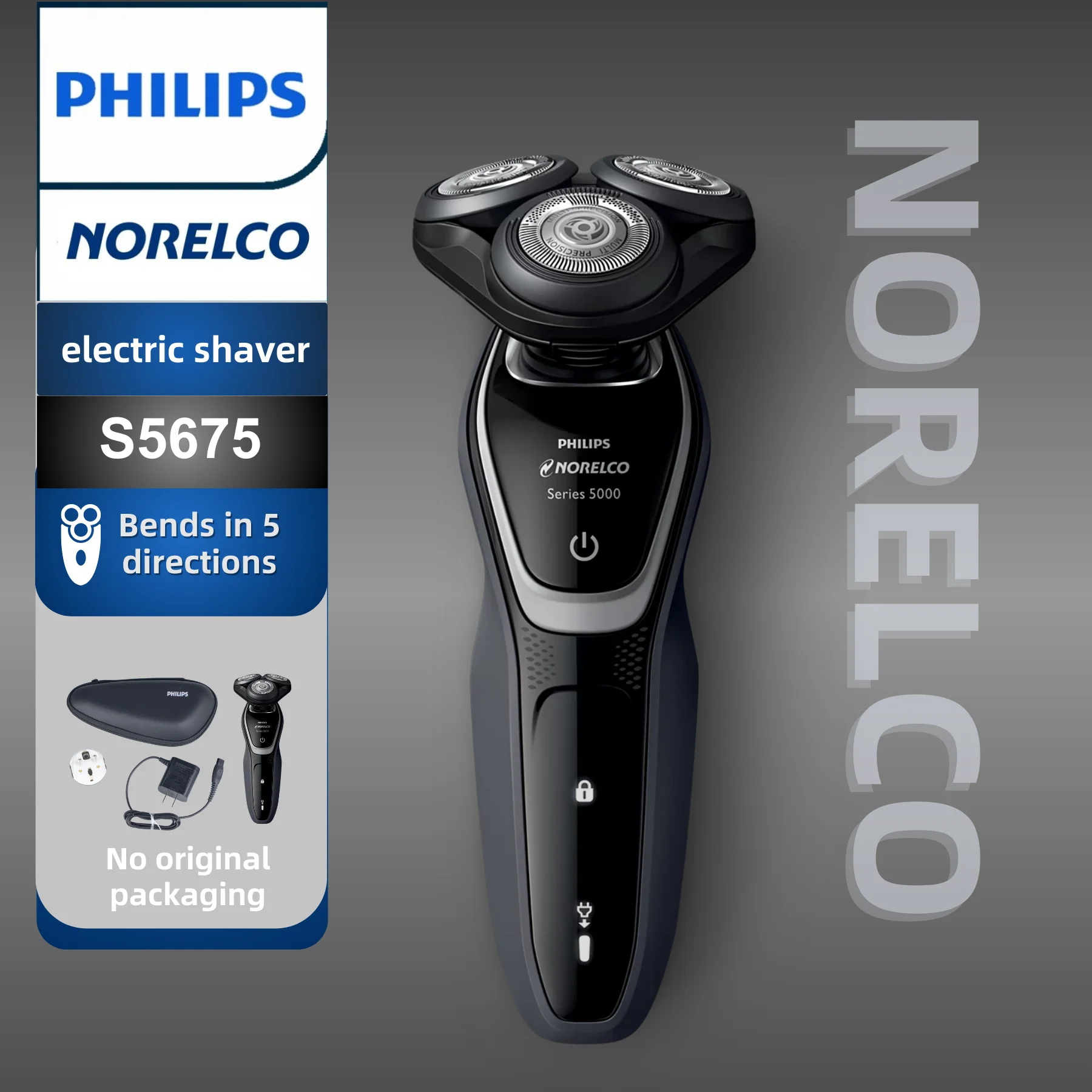 Philips Norelco  S5675 Wet & Dry Electric Shaver without Original Packing